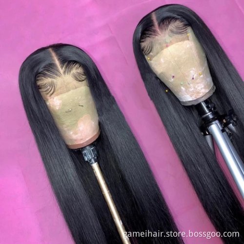 180% Density raw HD Full Lace Human Hair Wigs For Black Women.Wholesale  HD Virgin Brazilian Hair Lace Front Wigs